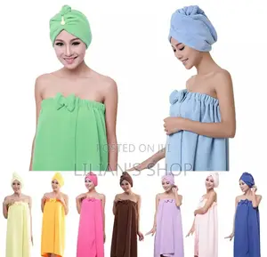 3pcs Bathrobe Towel