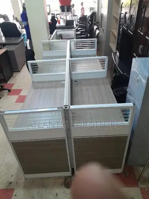 Aluminium Work Station 4 Seater