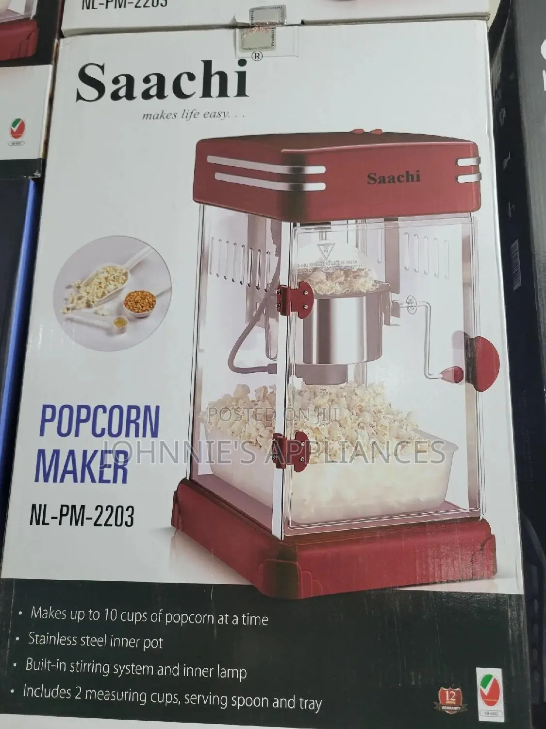 Multifunctional Powerful Popcorn Maker Machine