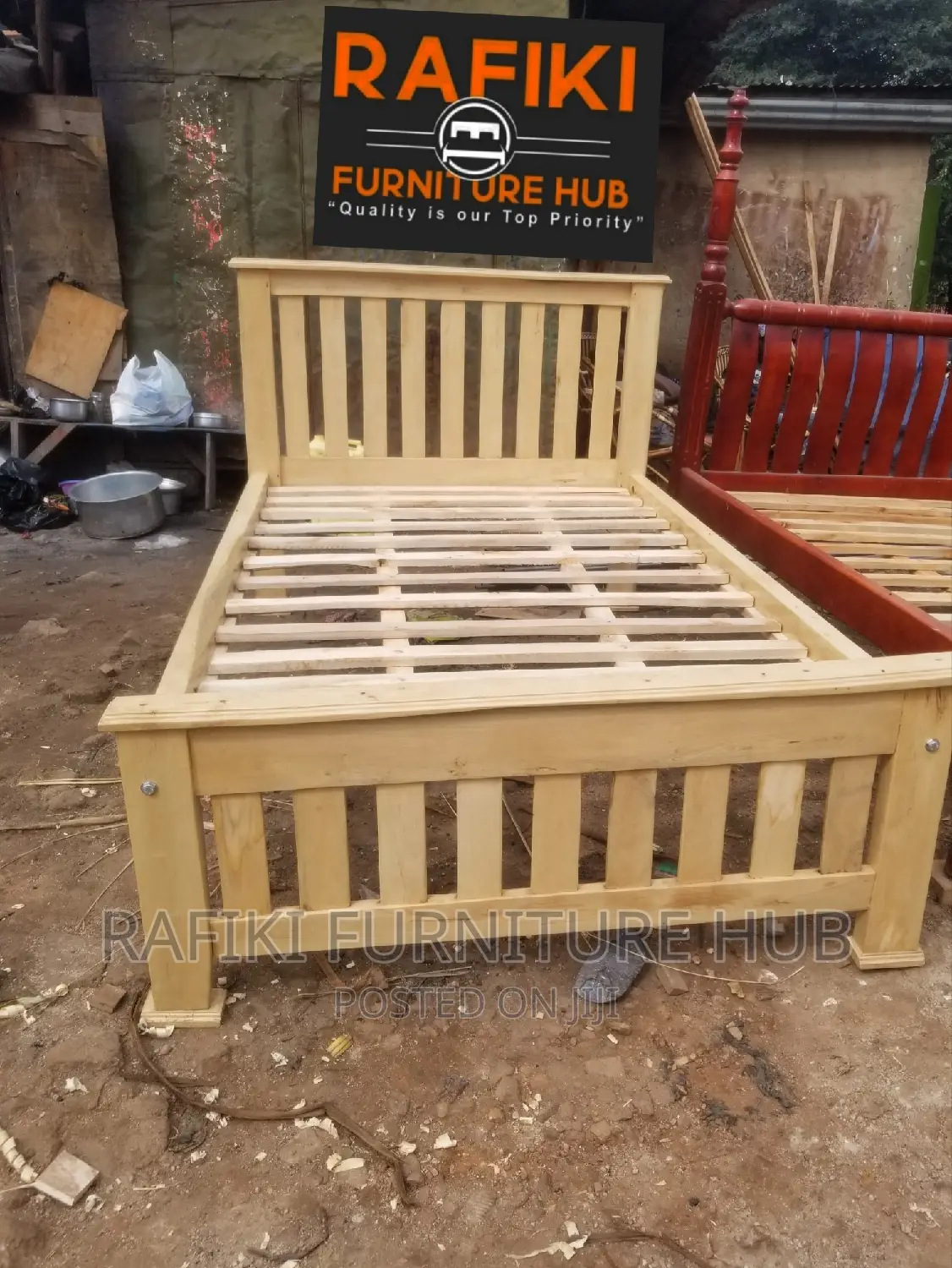 Barcode Bed / 4by6 Bed / Wooden Bed / Good / Best Furniture