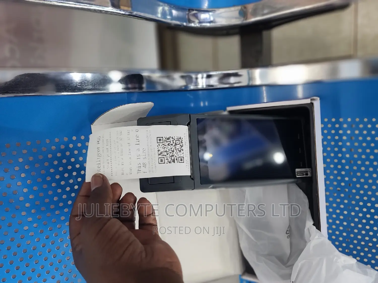 Android Handheld Pos Machine Pos Terminal Receipt