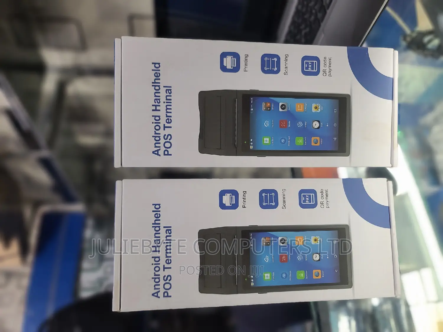 Android Handheld Pos Machine Pos Terminal Receipt