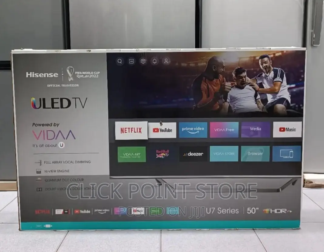Hisense 50 Inch Smart Tv/ 50 Inch Uled Tv/ 50"/50" Tv/ 50 Tv