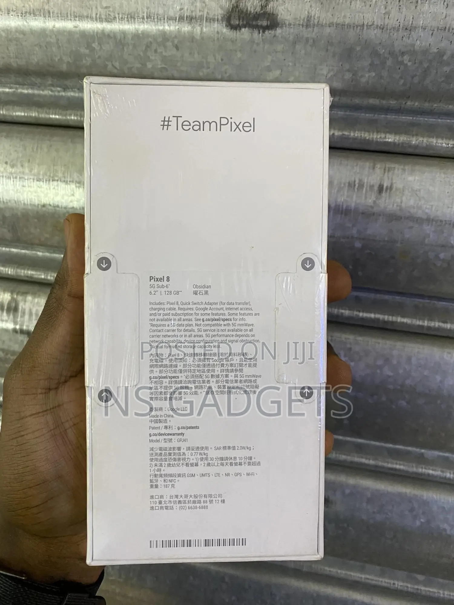 New Google Pixel 8 128 GB Black