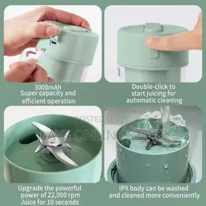 500ML Wireless Juicer Cup 10 Blades Portable Juice Blender