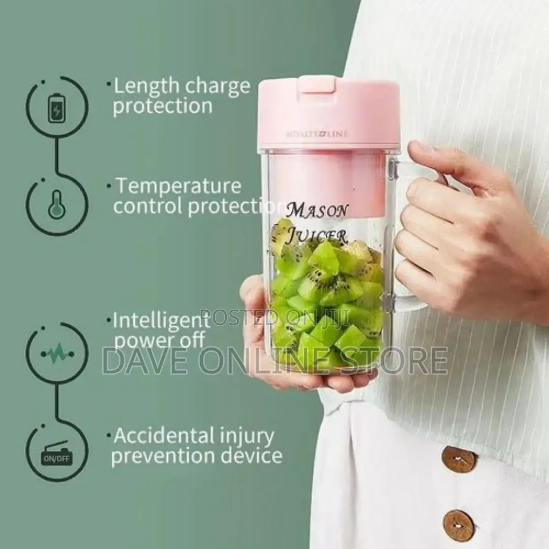 500ML Wireless Juicer Cup 10 Blades Portable Juice Blender