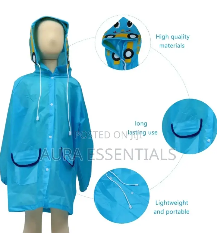 Cartoon Animal Style Kids Kidorable Waterproof Raincoat