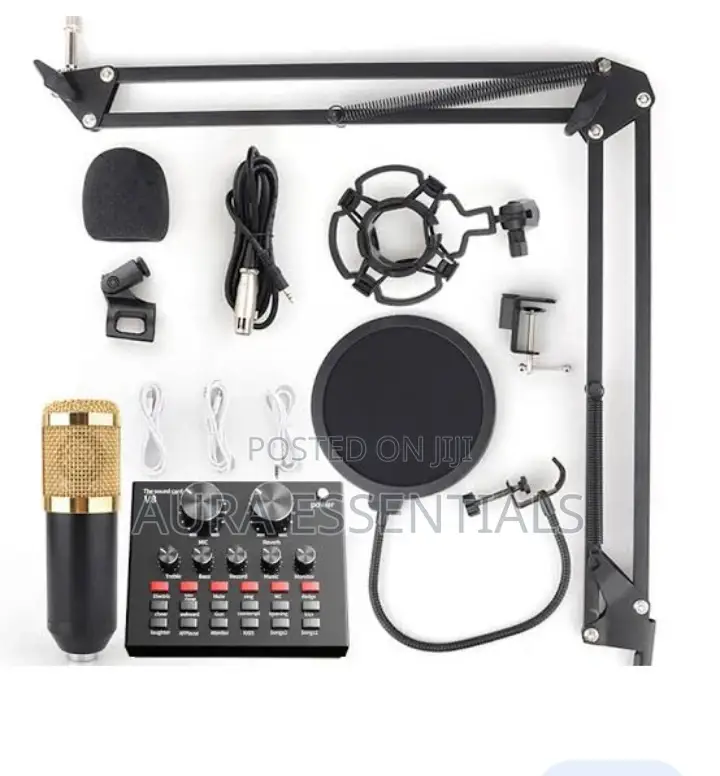 Live Broadcast Equipment BM-800 Condenser Microphone Kit V8