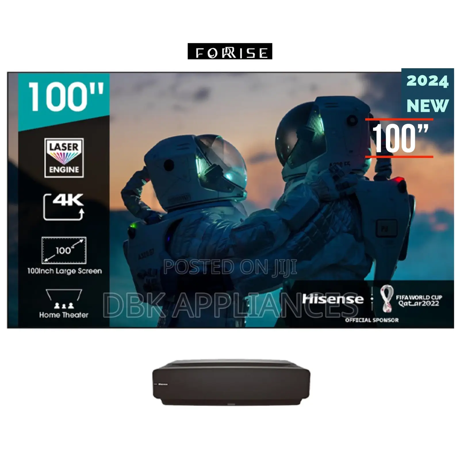 Hisense 100 – Inch Laser TV HE100L5 – Smart TV