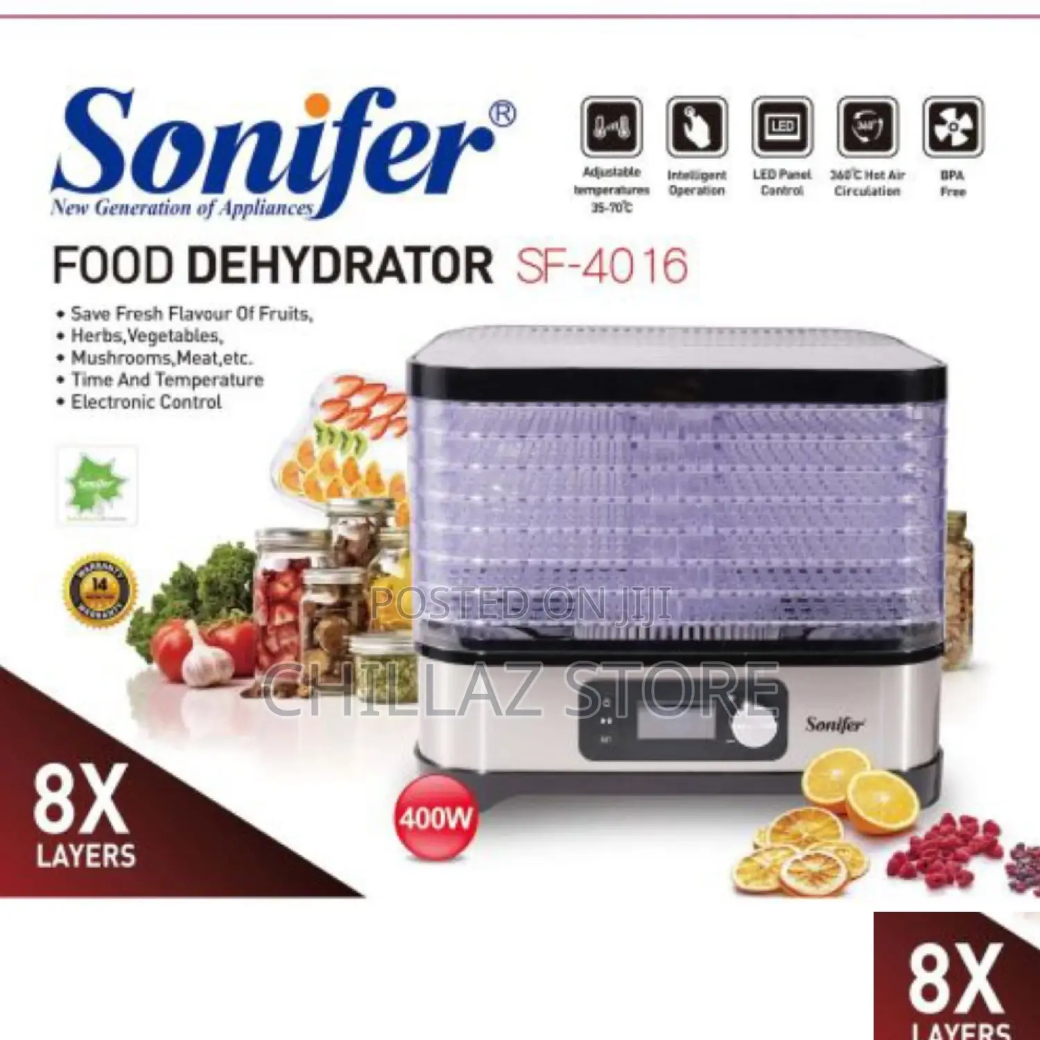 Sonifer Electric Food Dehydrator.