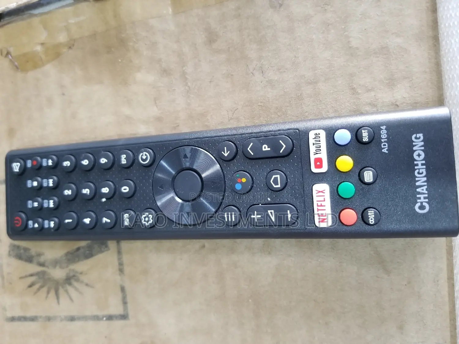 Changhong/Chiq Smart TV Remote