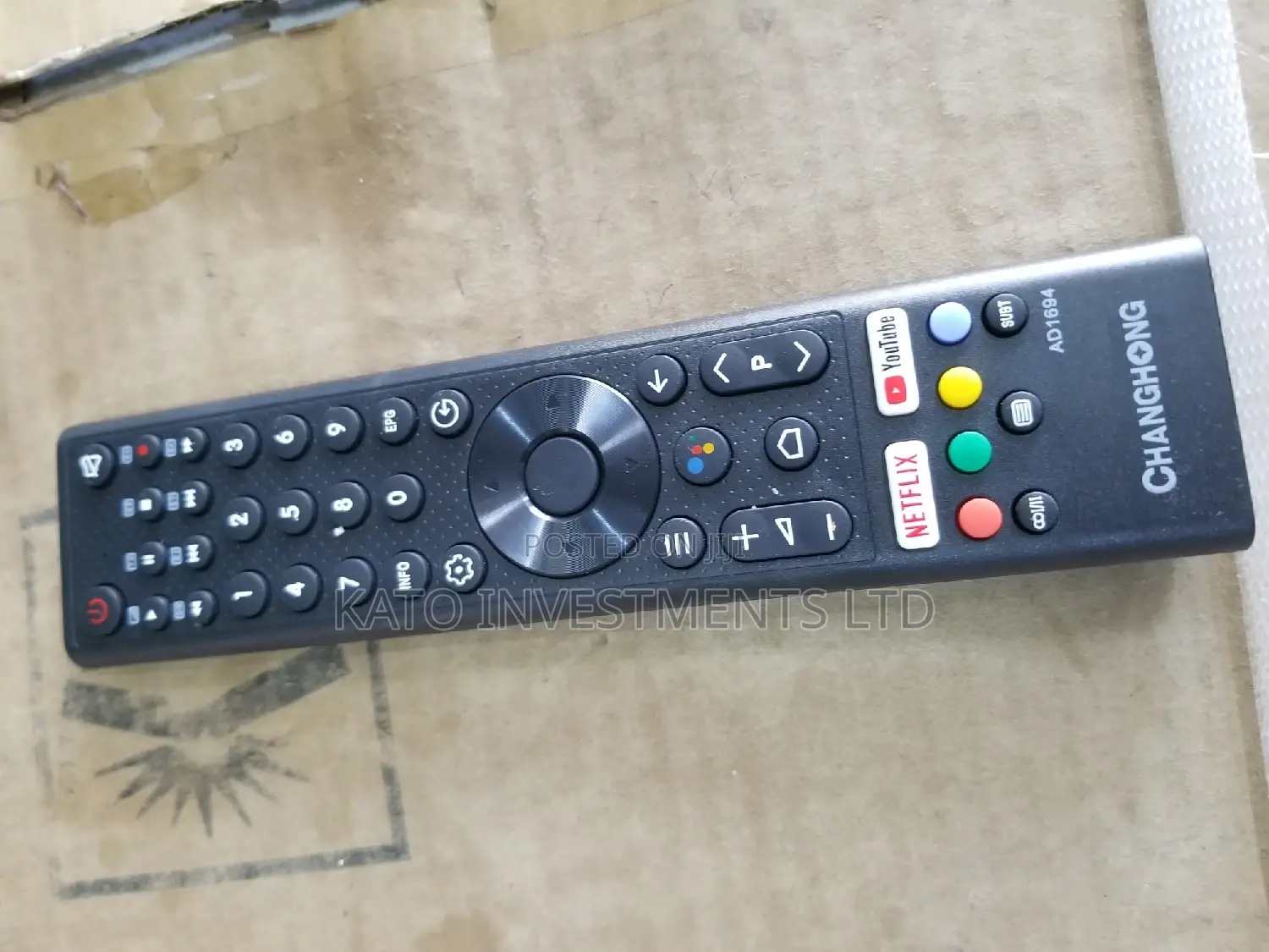 Changhong/Chiq Smart TV Remote