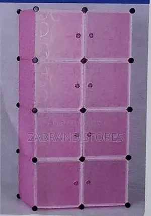 Two Columns Plastic Wardrobe/ Closet