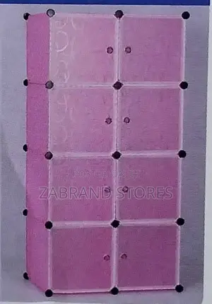 Two Columns Plastic Wardrobe/ Closet