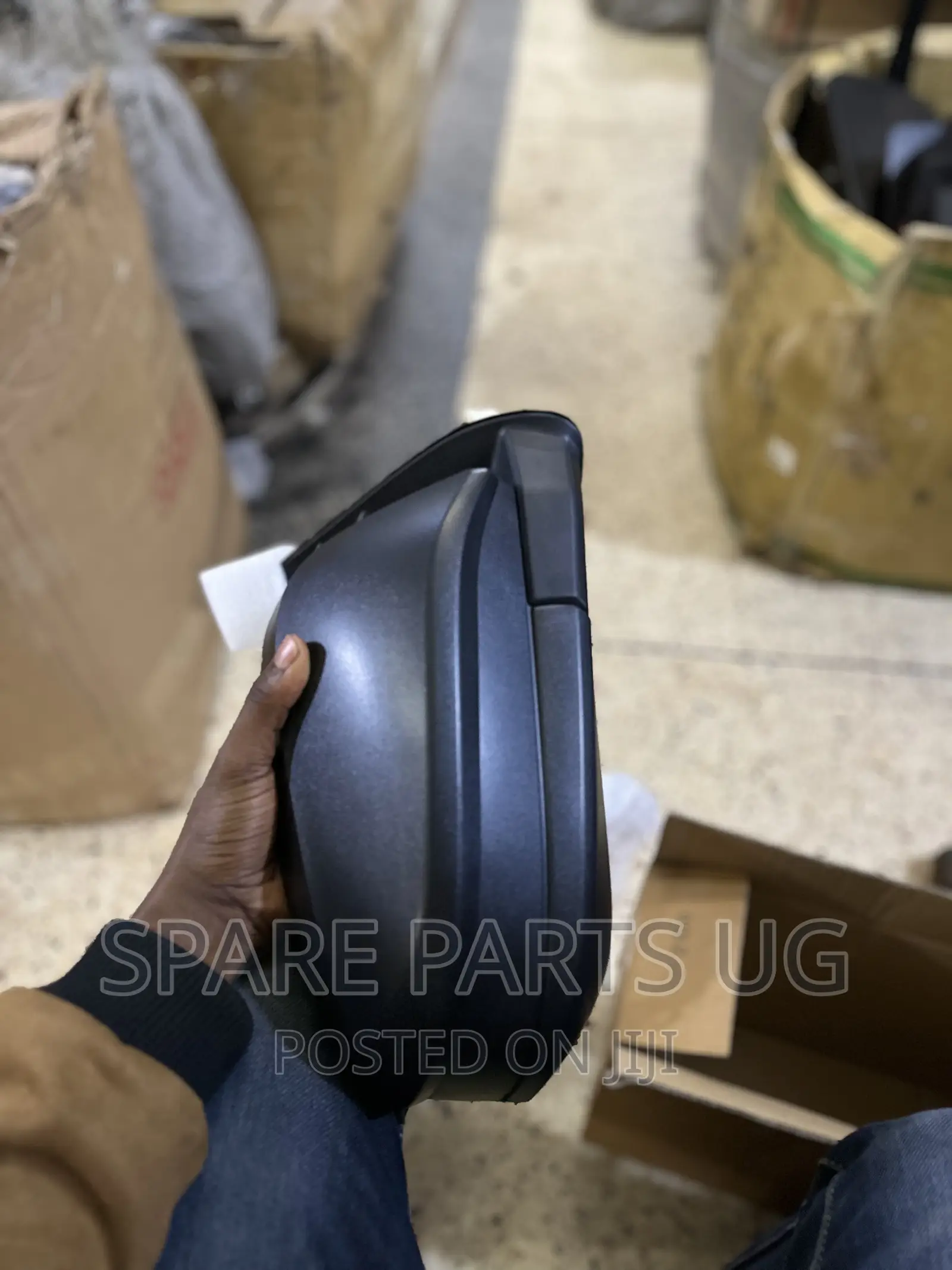 Hilux Revo 2015 Onwards Side Mirror Black Electric