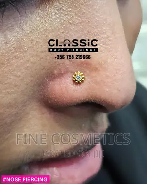 SUNFLOWER EAR/NOSE STUD | Steel Internally Threaded Earring