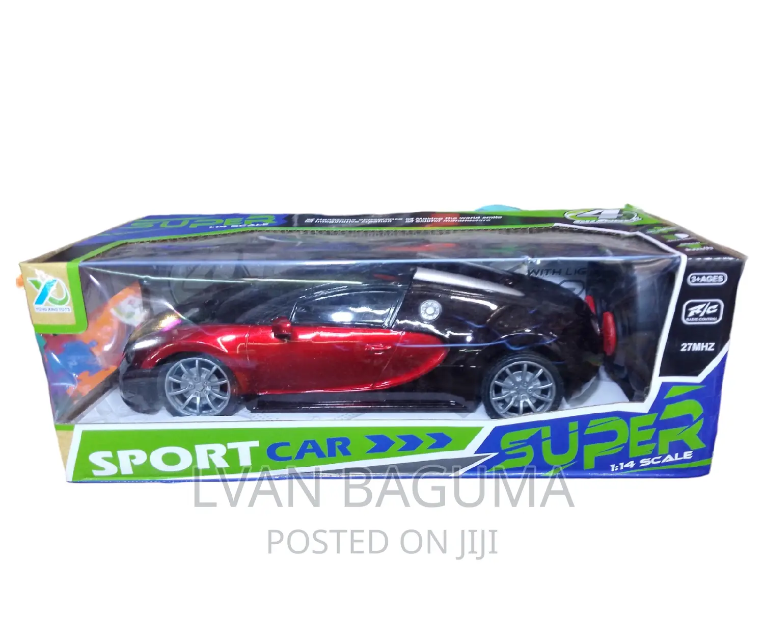 Remote Control Sport Car Toy - Battery Powered.