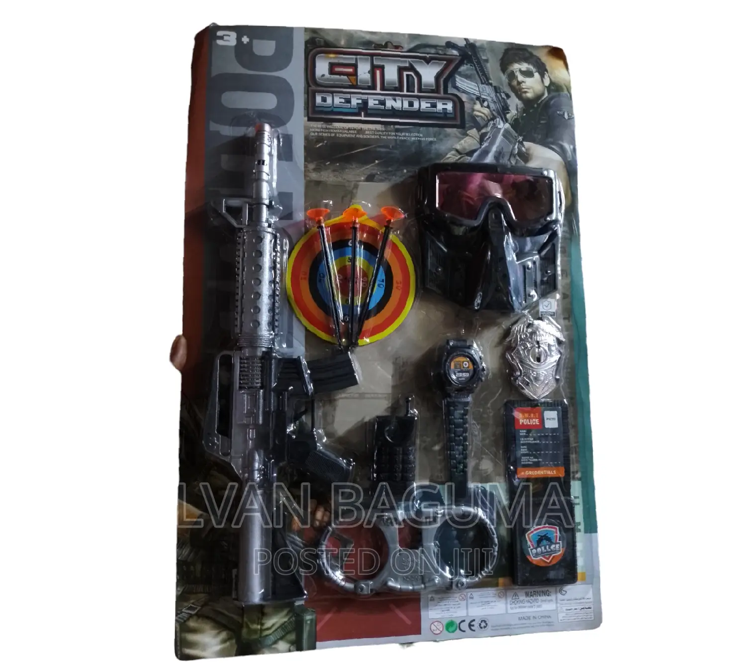 Police Work Tool Set Toy for Kids - 8 Tools in 1