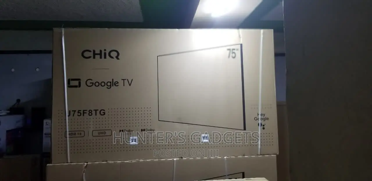 75 Inch Chiq Brand New Google Tv Qled With Quantum Dot Color