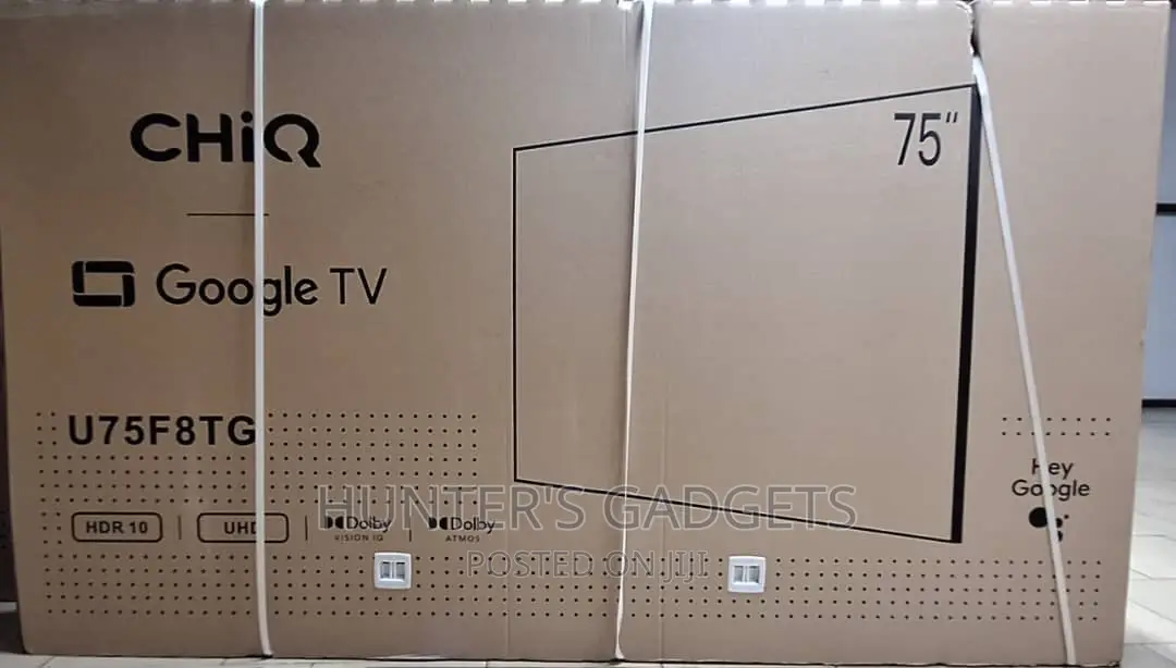 75 Inch Chiq Brand New Google Tv Qled With Quantum Dot Color