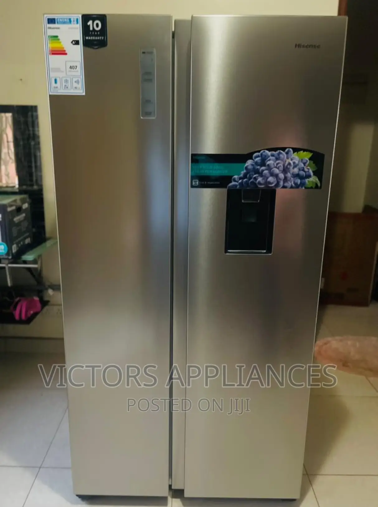 Hisense 670 Liters Side by Side Refrigerator NEW MODEL