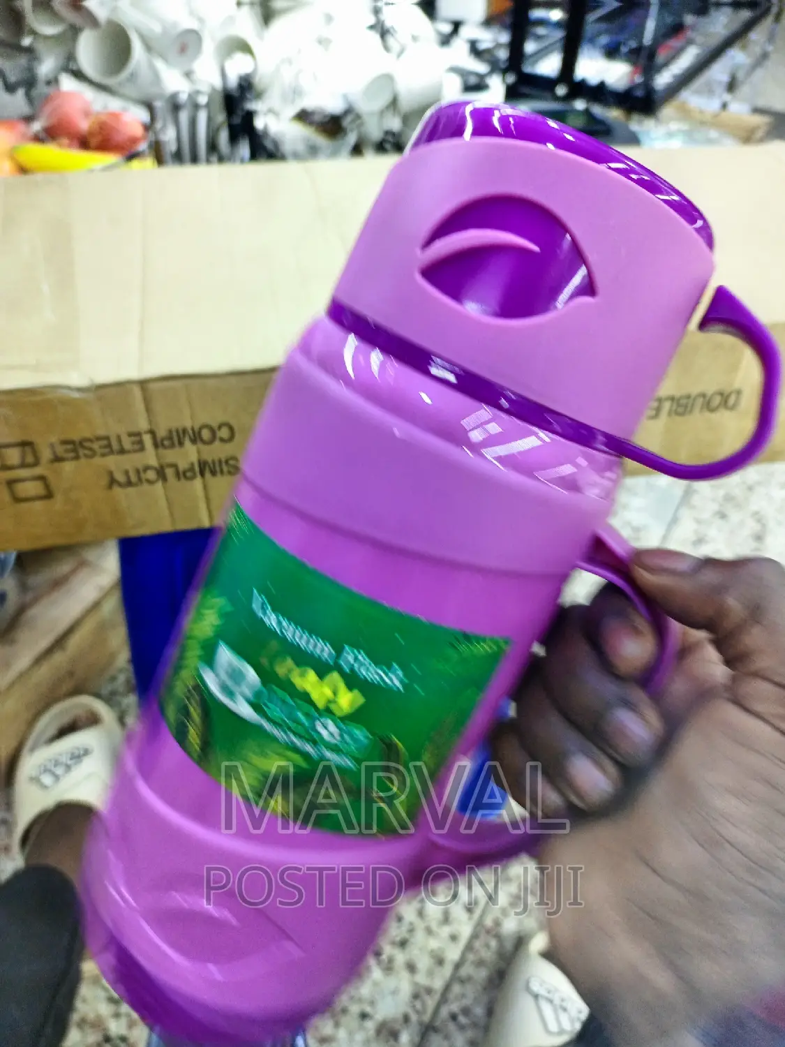 2cups Vacuum Flask( 1 Litter )