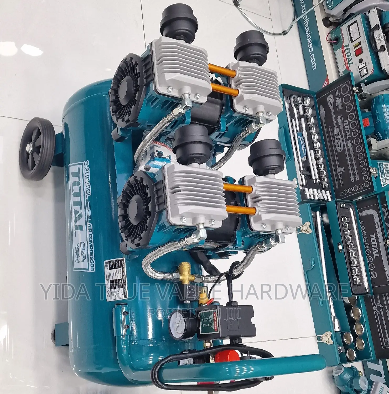 Air Compressor Silent 50 Litres Total