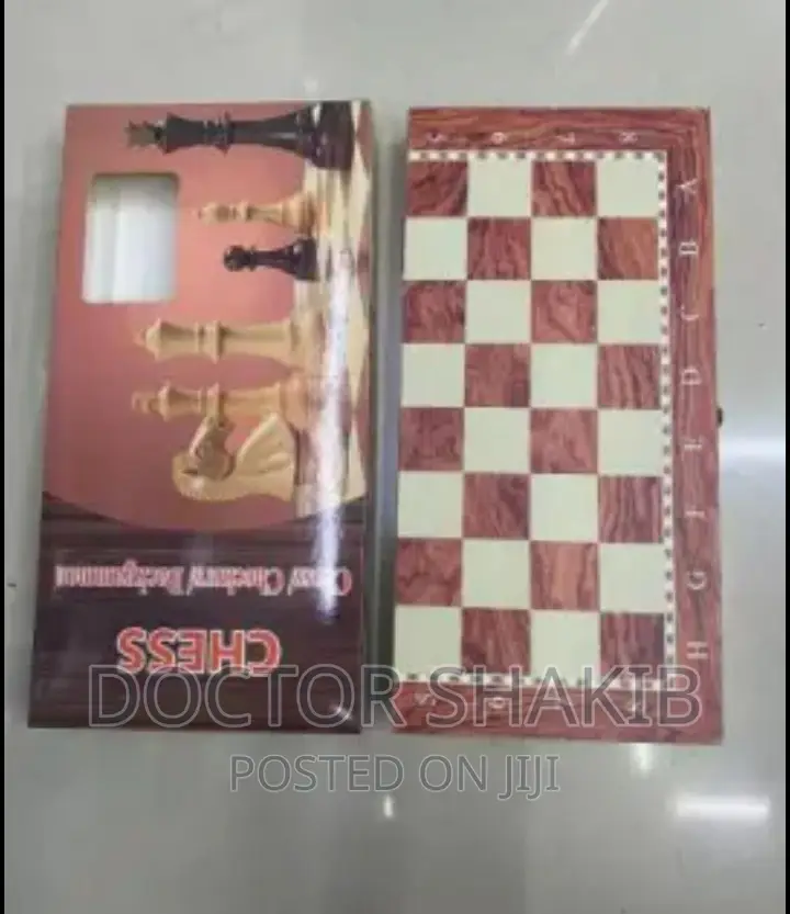 New Professional 3 in 1 Wood Chess