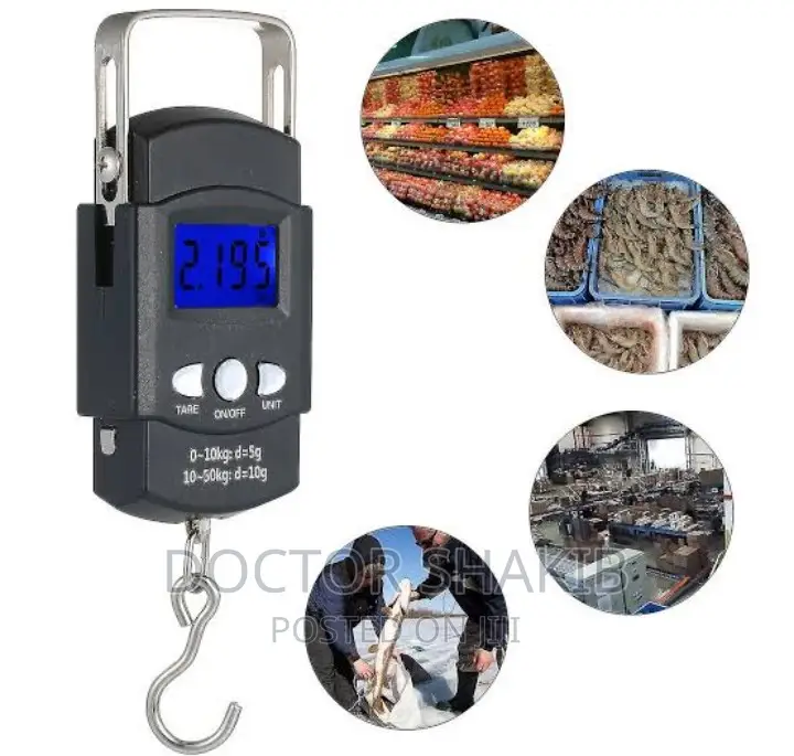 New 50kg Handy Portable Pocket Fishing Scale