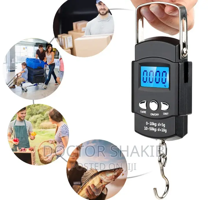New 50kg Handy Portable Pocket Fishing Scale