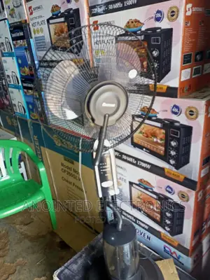 Mist Stand Fans Black