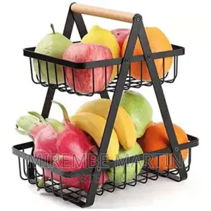 2 Tier Fruit Rack – Multicolour