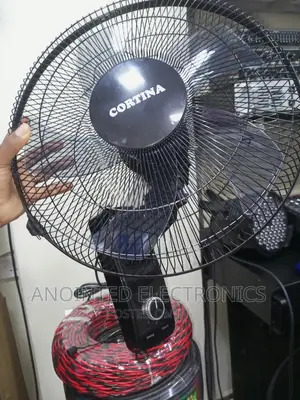 Cortina Black Wall Fans