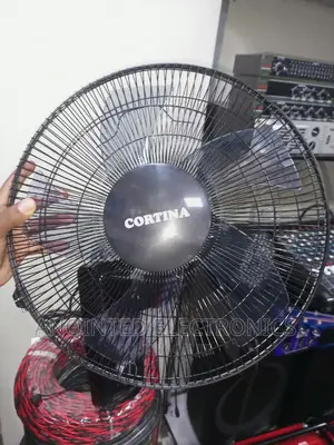 Cortina Wall Fans Black