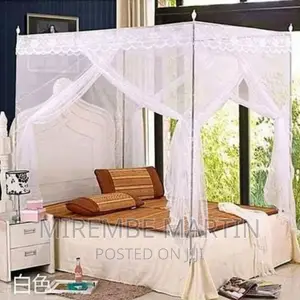 5*6 Mosquito Net With Stands- White