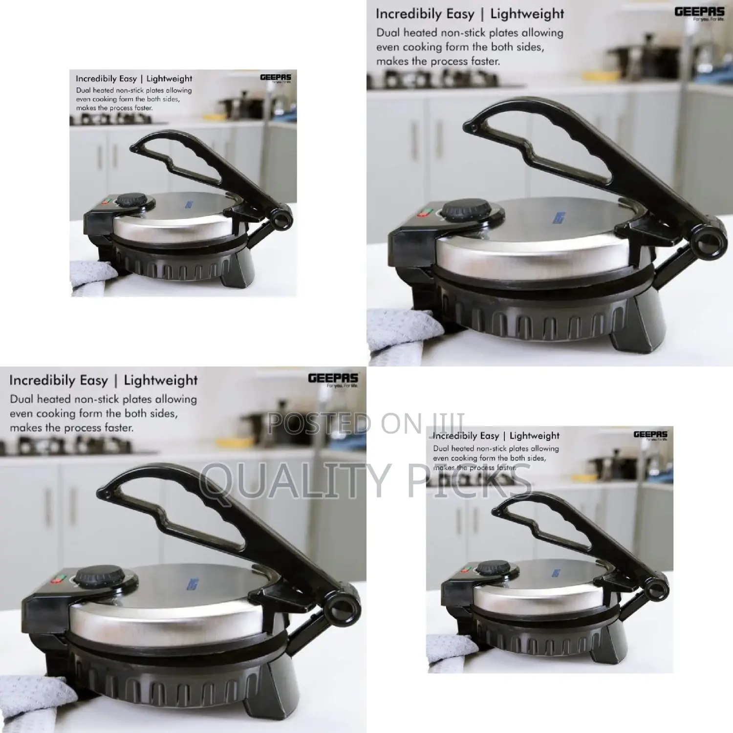 Electric Geepas Roti Maker