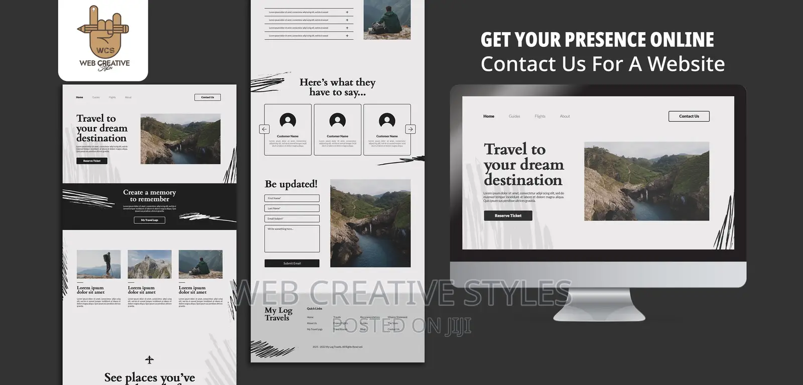 Tourism Website! Get Your Website Designed For You