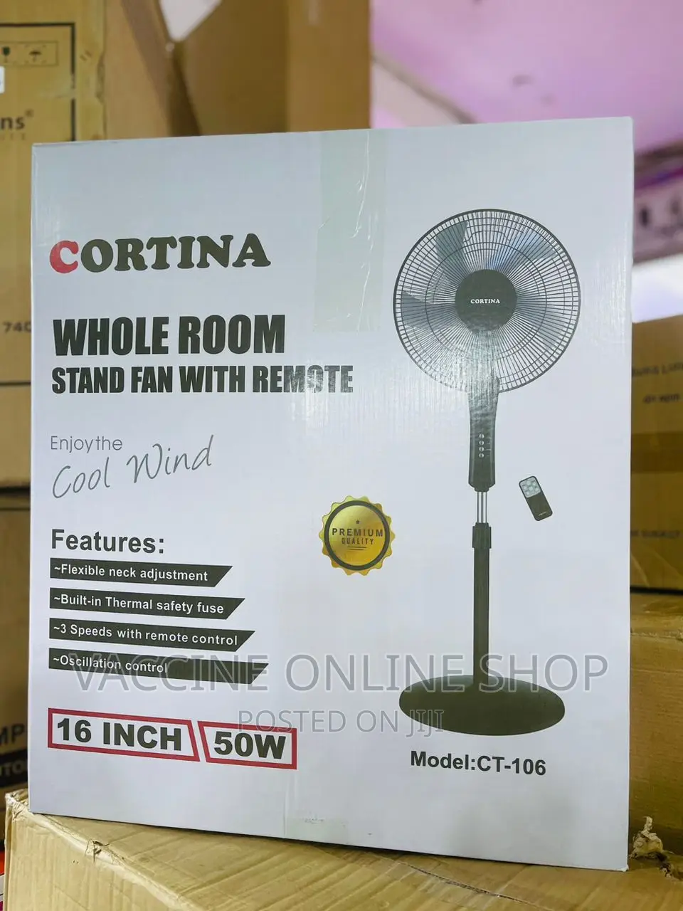 Cortina Stand Remote Fan/ Cortina Stand Remote Fan