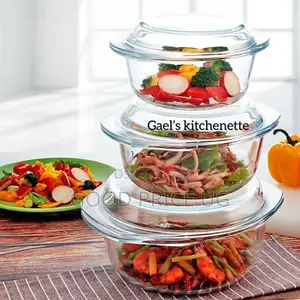 3 Piece Casserole Glass Dishes.