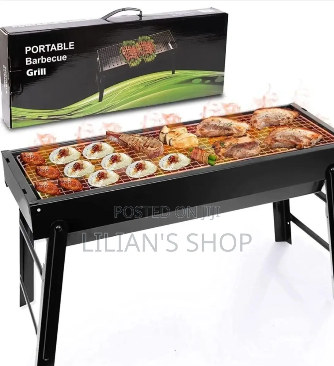 Portable Barbecue Grill -Black