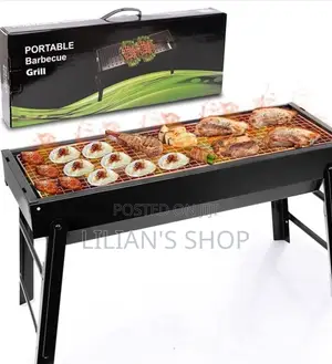 Portable Barbecue Grill -Black