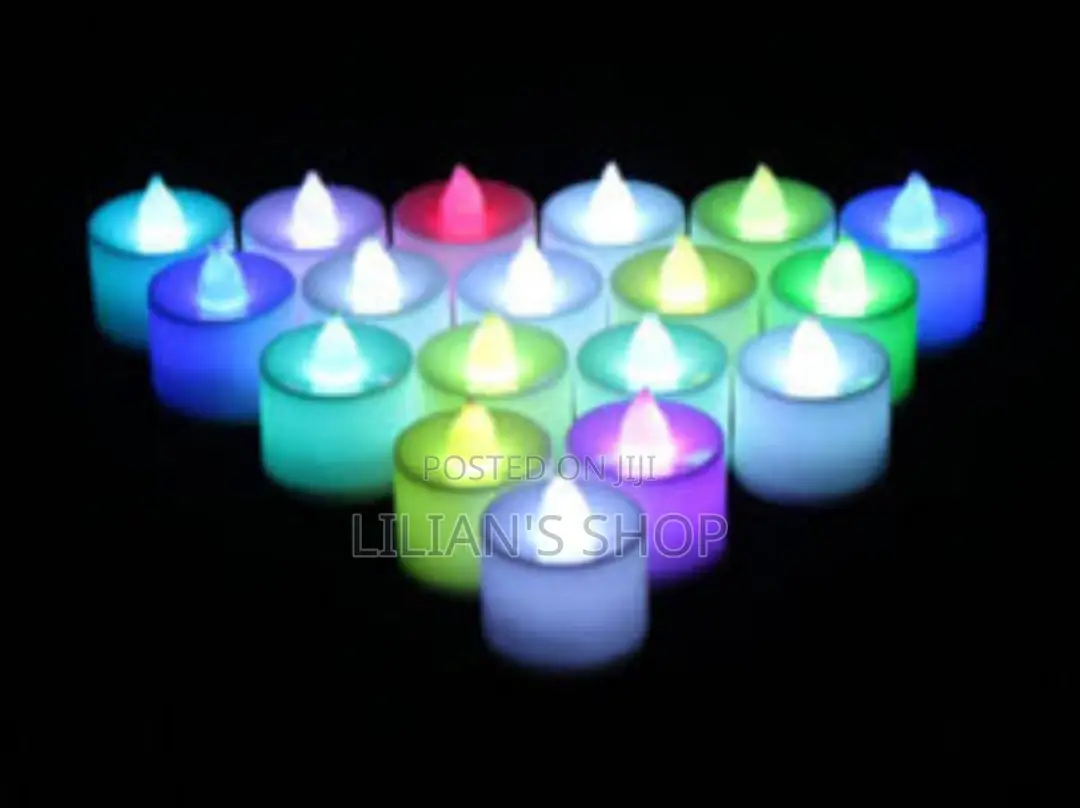 12 PCS Smokeless Multicolor Led Home Use Candles
