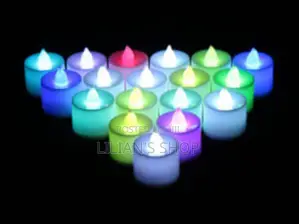12 PCS Smokeless Multicolor Led Home Use Candles