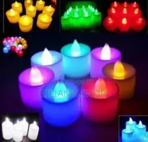 12 PCS Smokeless Multicolor Led Home Use Candles