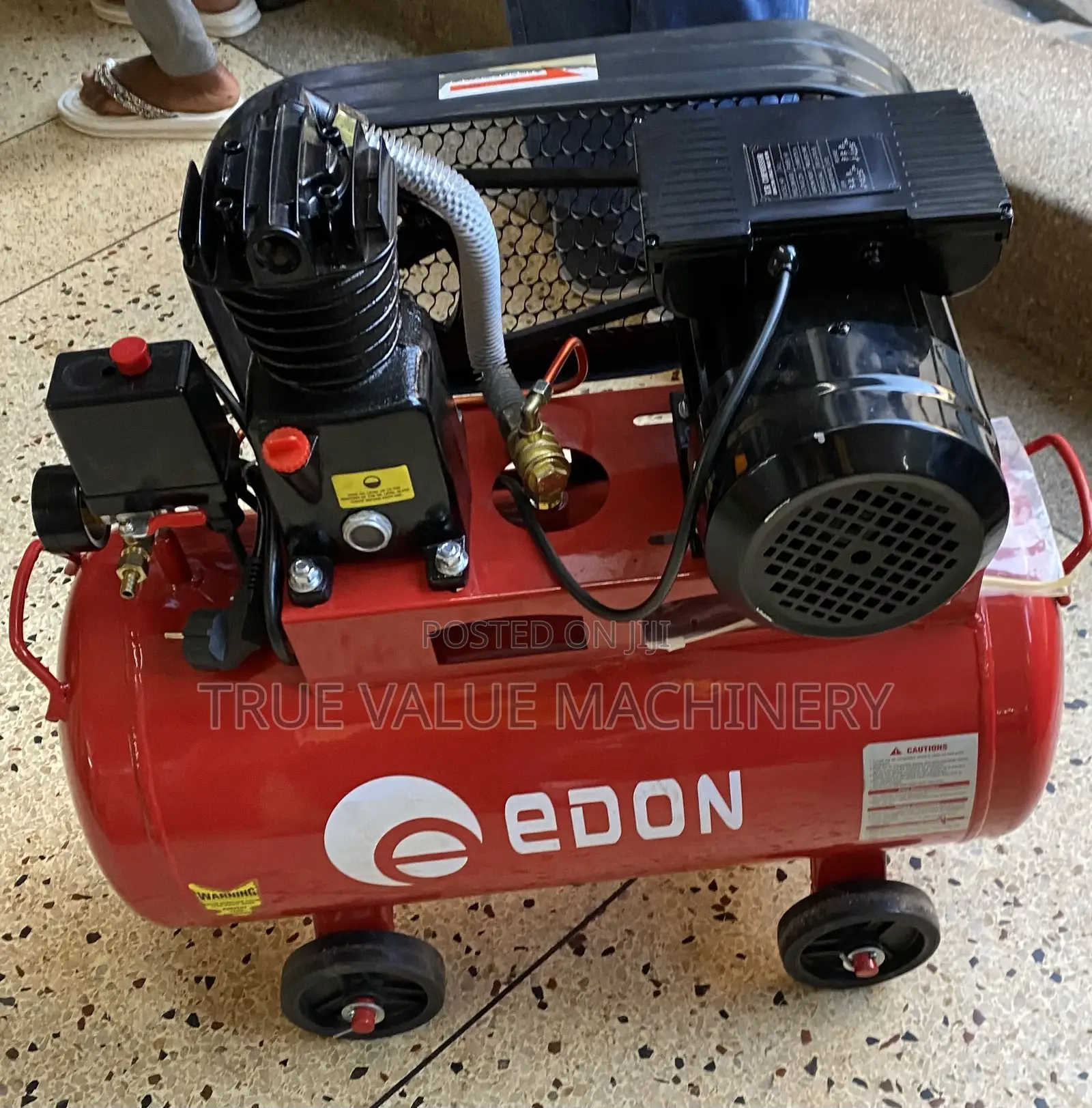 Air Compressor 50 Litres Edon Belt Heavy