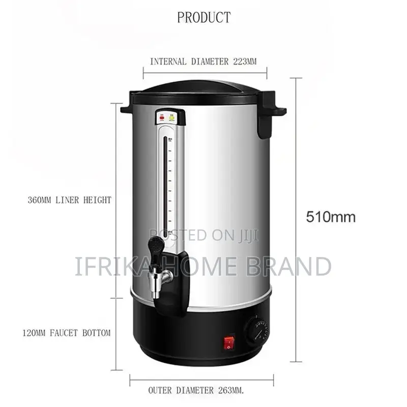 20L Stainless Steel Water Heater Water Boiler Commercial Tea