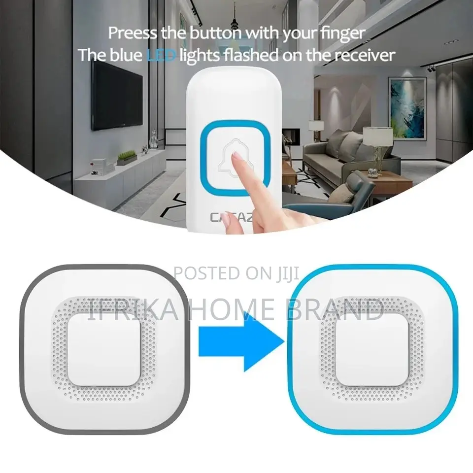 Wireless Waterproof Doorbell 300M Range 38 Chimes US