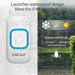 Wireless Waterproof Doorbell 300M Range 38 Chimes US
