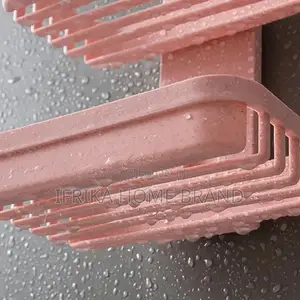 Bathroom Suction Cup Soap Dishes Plastic Holders Wall-Mount