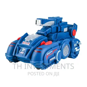 Children's Automatic Deformation Tank Car.